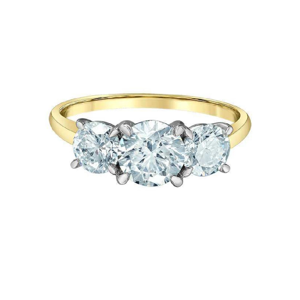 LAB-Grown Diamond Classic 3-Stone Ring 2.0ctw
...