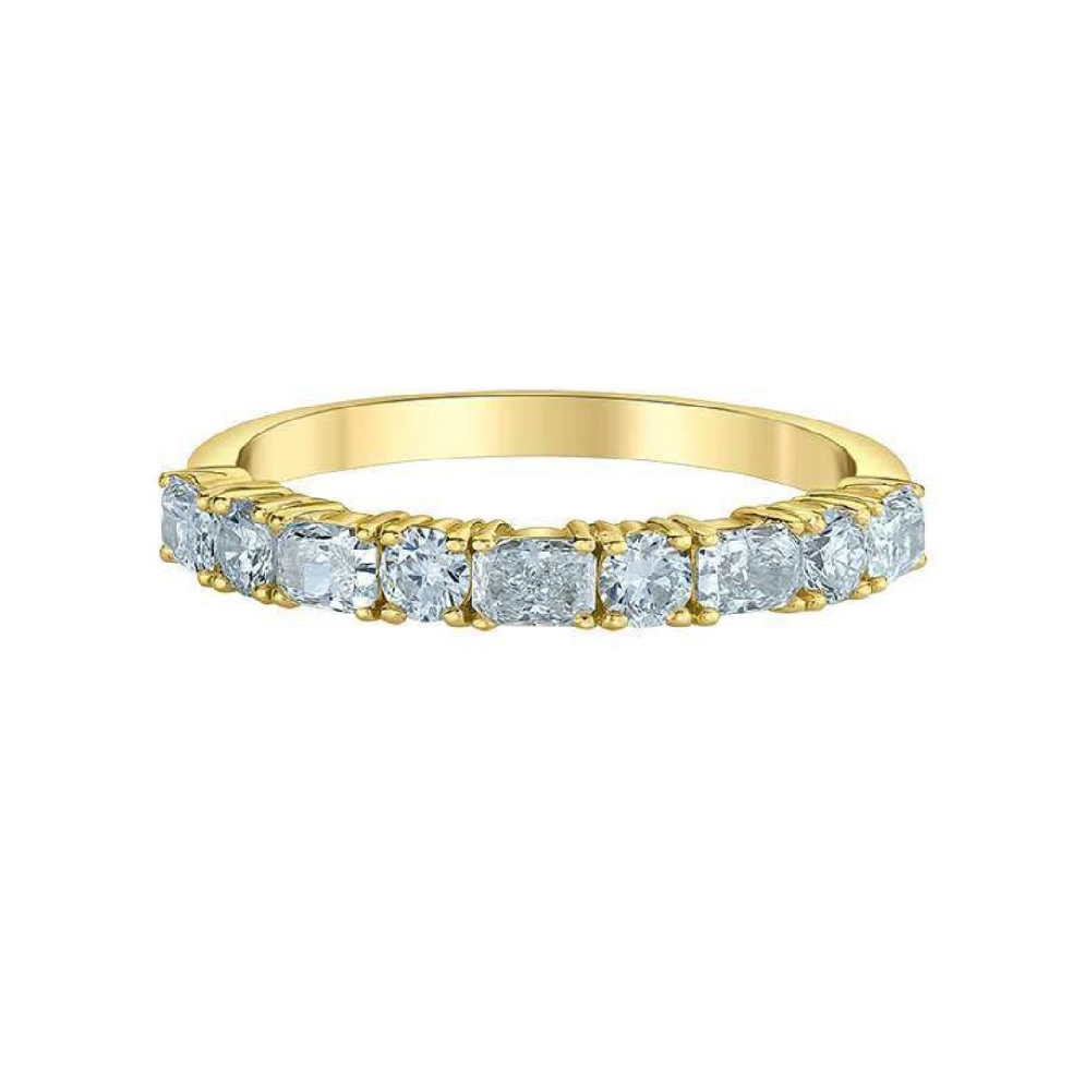 LAB-Grown Oval and Round Diamond Ring 0.75ctw
...