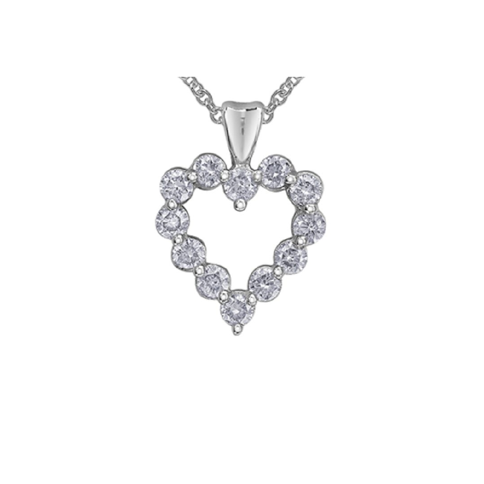 LAB-Grown Diamond Heart Pendant 0.75ctw
10KT W...