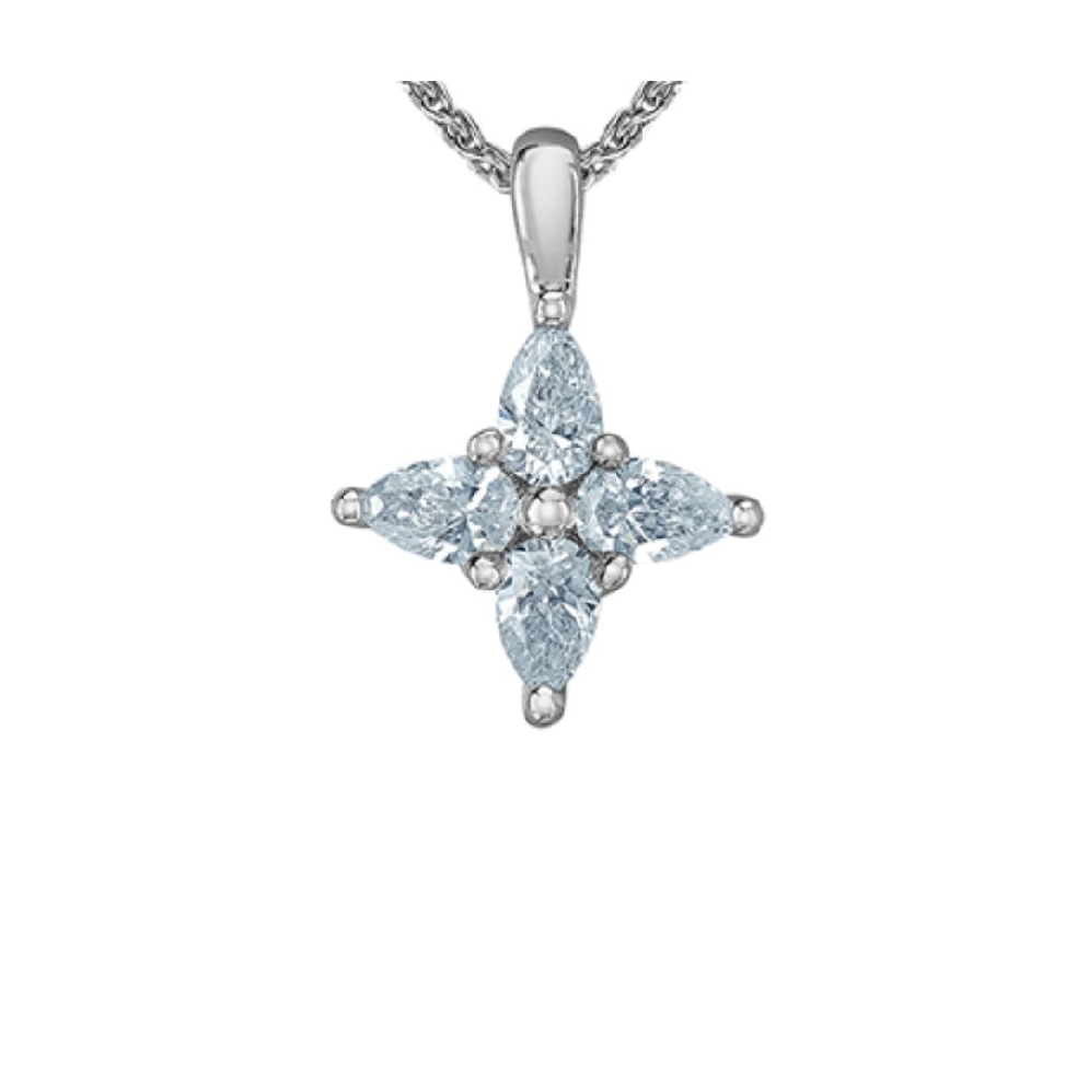 LAB-Grown Diamond Pendant 0.40ctw
14KT White G...