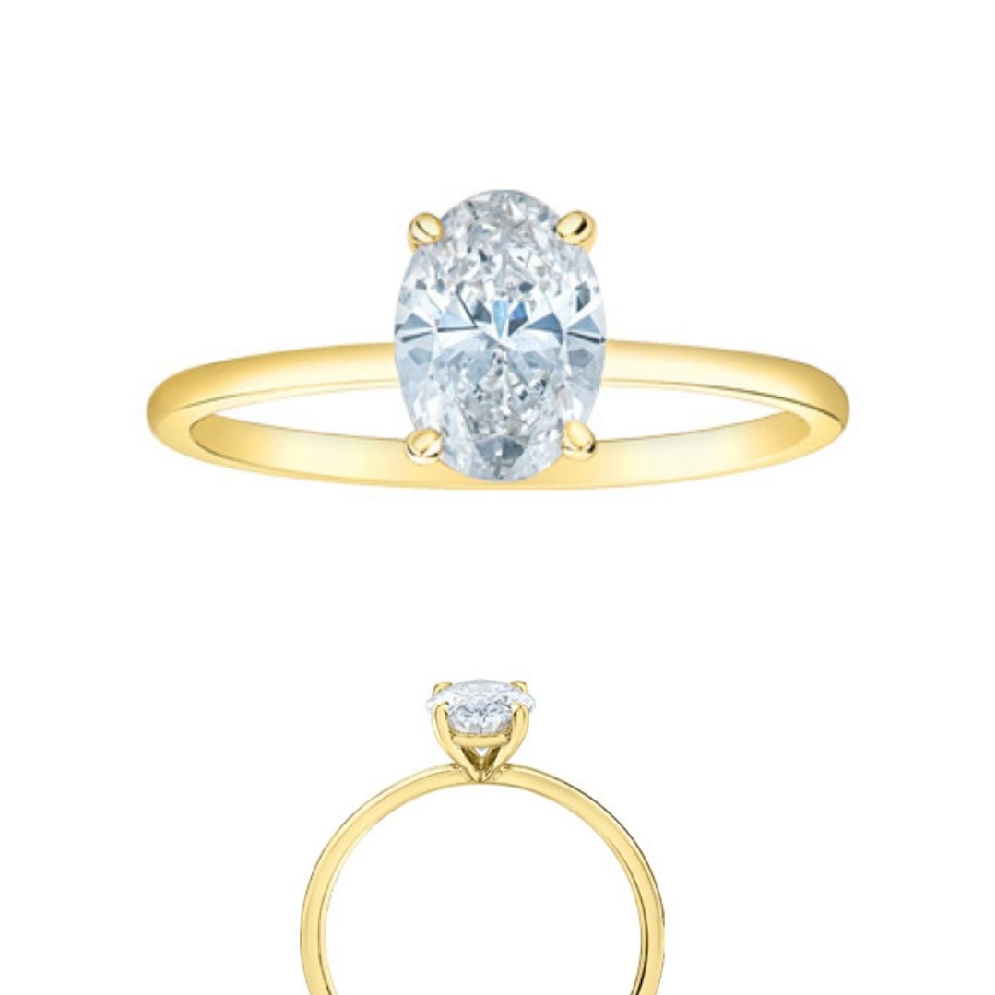 1.0ct Oval LAB-Grown Diamond Ring
VS1; E; Ex
...