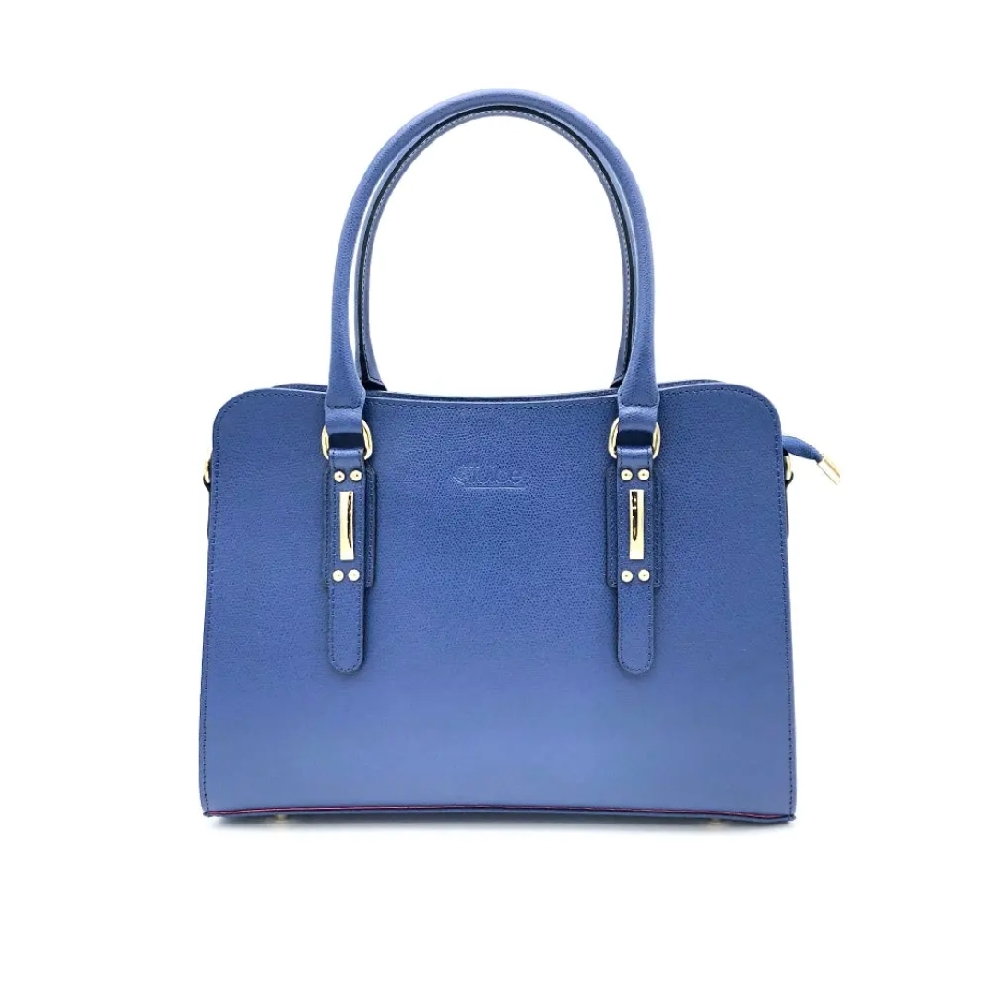 Palmetto Genuine Leather Handbag in Blue
Made ...