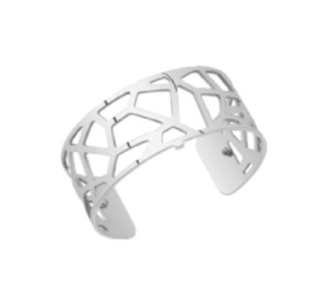 Les Georgettes 25mm Cuff Bracelet in Silver; Pi...