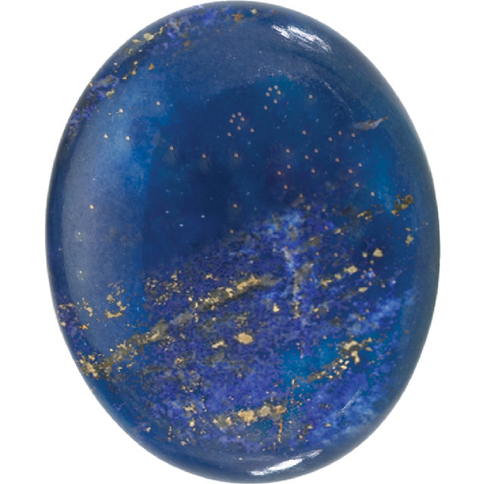 6x4 mm Oval Cabochon Genuine Lapis  