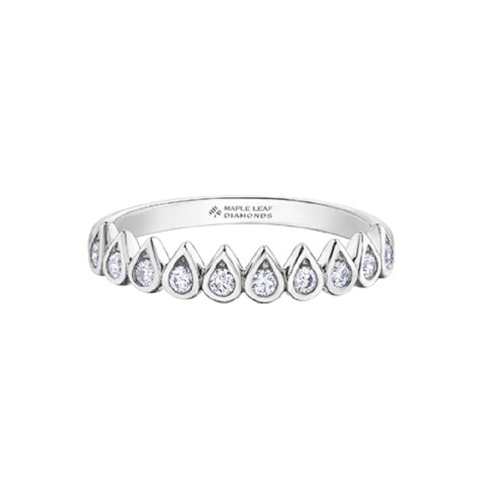 Maple Leaf Diamonds&trade; Canadian Diamond Band .2...