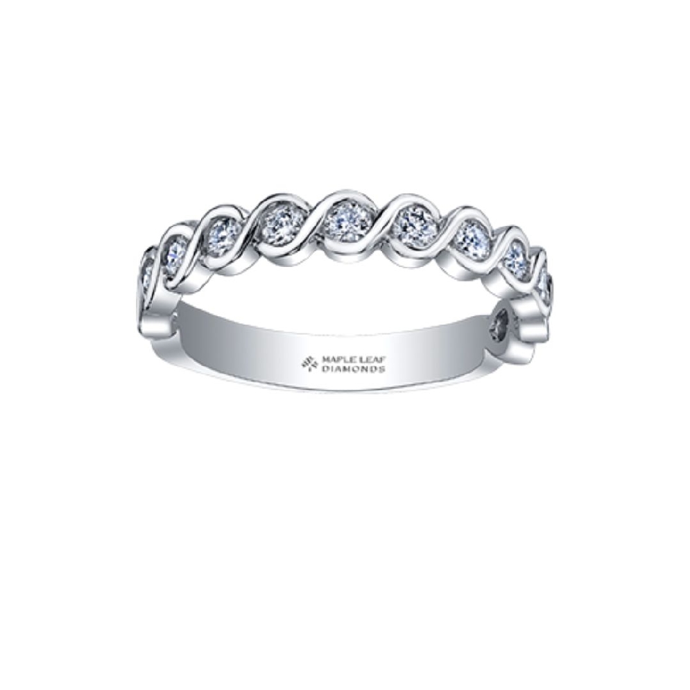 Maple Leaf Diamonds Band 0.50ctw From the Tides...