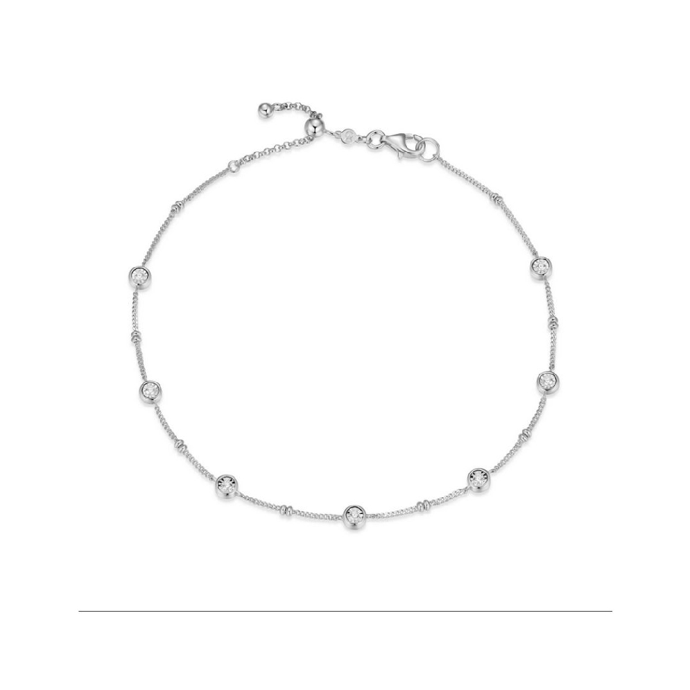 M. By Monte Luna
Round Bezel Station Bracelet/...
