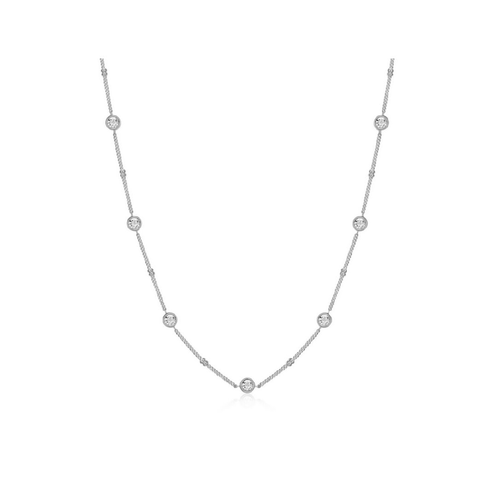 M. By Monte Luna
Round Bezel Station Necklace...