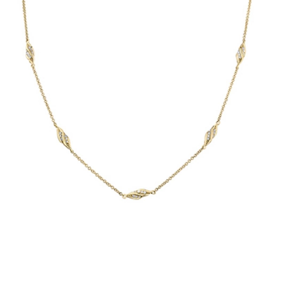 Diamond and Yellow Gold Chain  0.45ctw
10KT Ye...