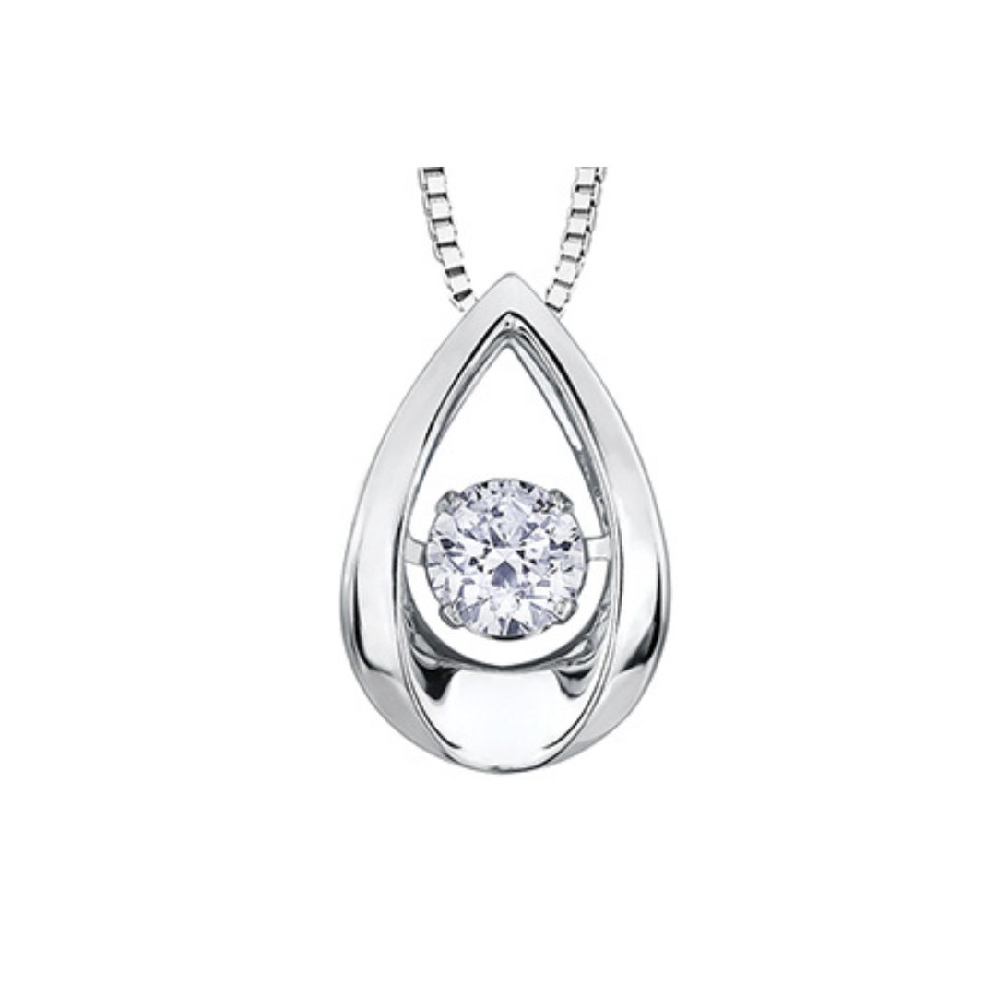 Diamond   Pulse   Pendant 0.05ct
10KT WG  