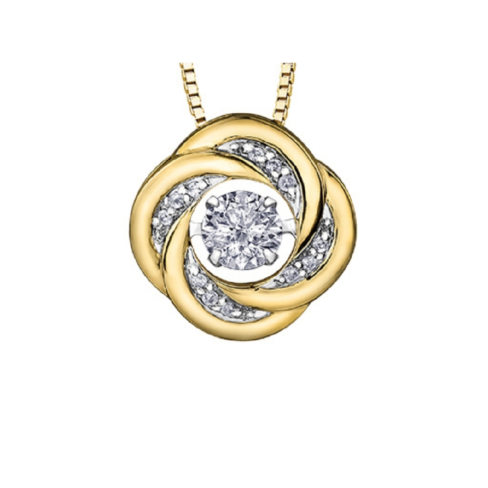 Diamond   Pulse   Pendant  0.33ctw  
10KT Yell...