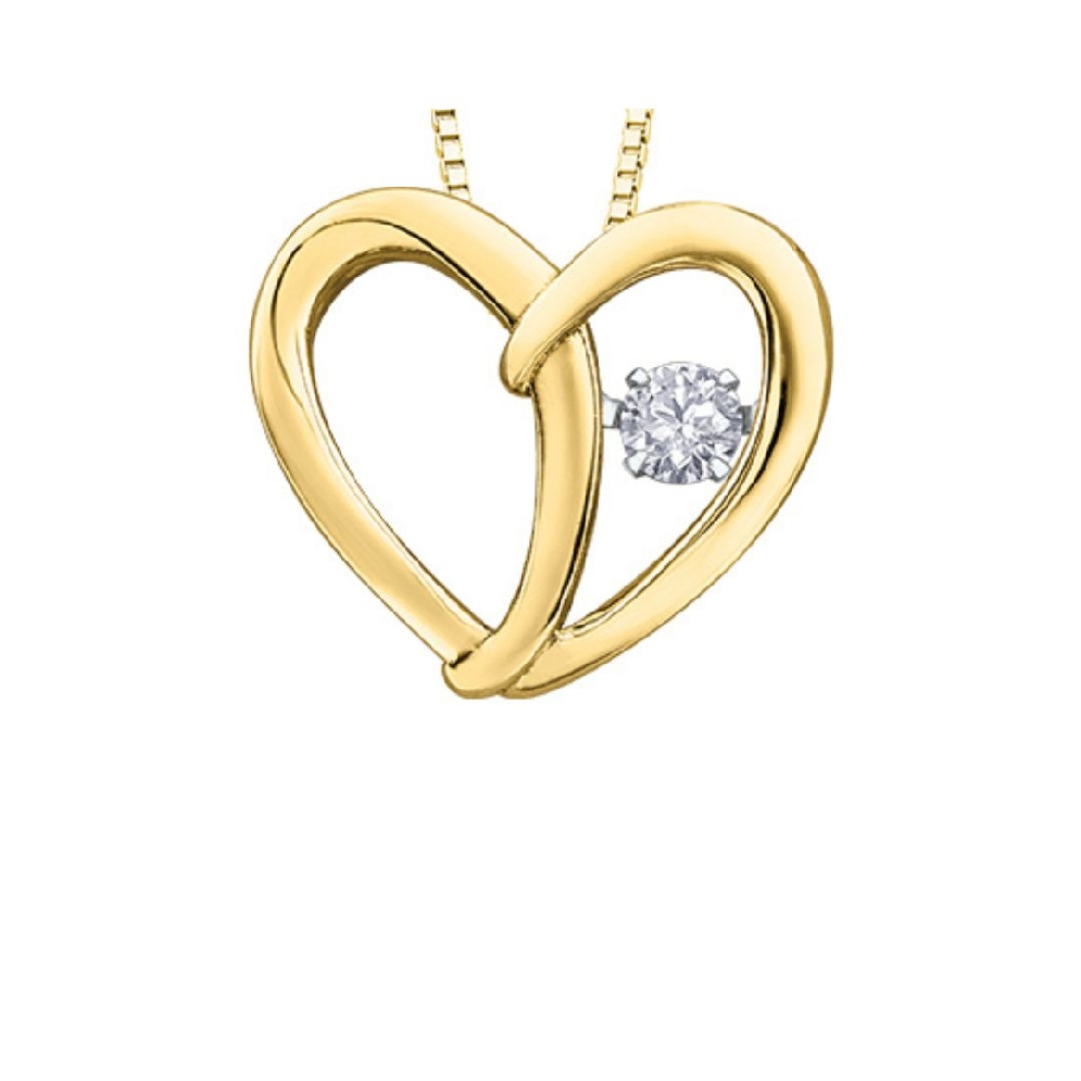 Canadian Diamond Nothern Dancer&trade; Heart Pendan...