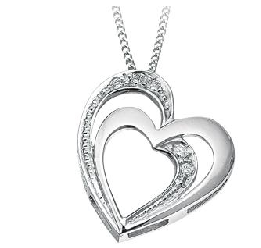Diamond Pendant .03ctw
10KT White Gold  