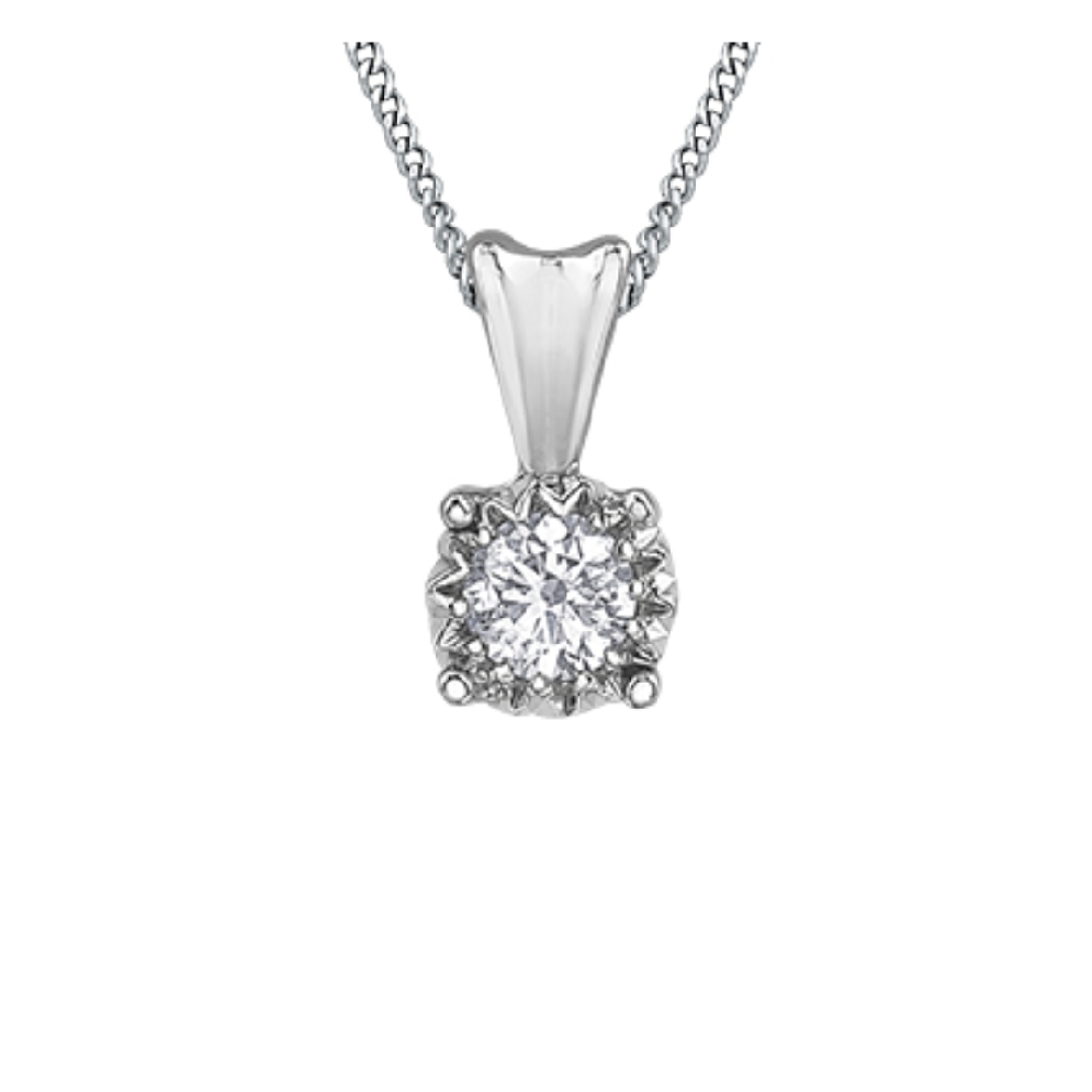 Illuminaire Diamond Pendant 0.07ctw
10KT WG  