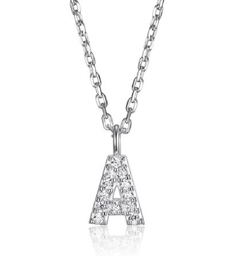 Reign Diamondlite CZ
Mini Initial Necklace
St...