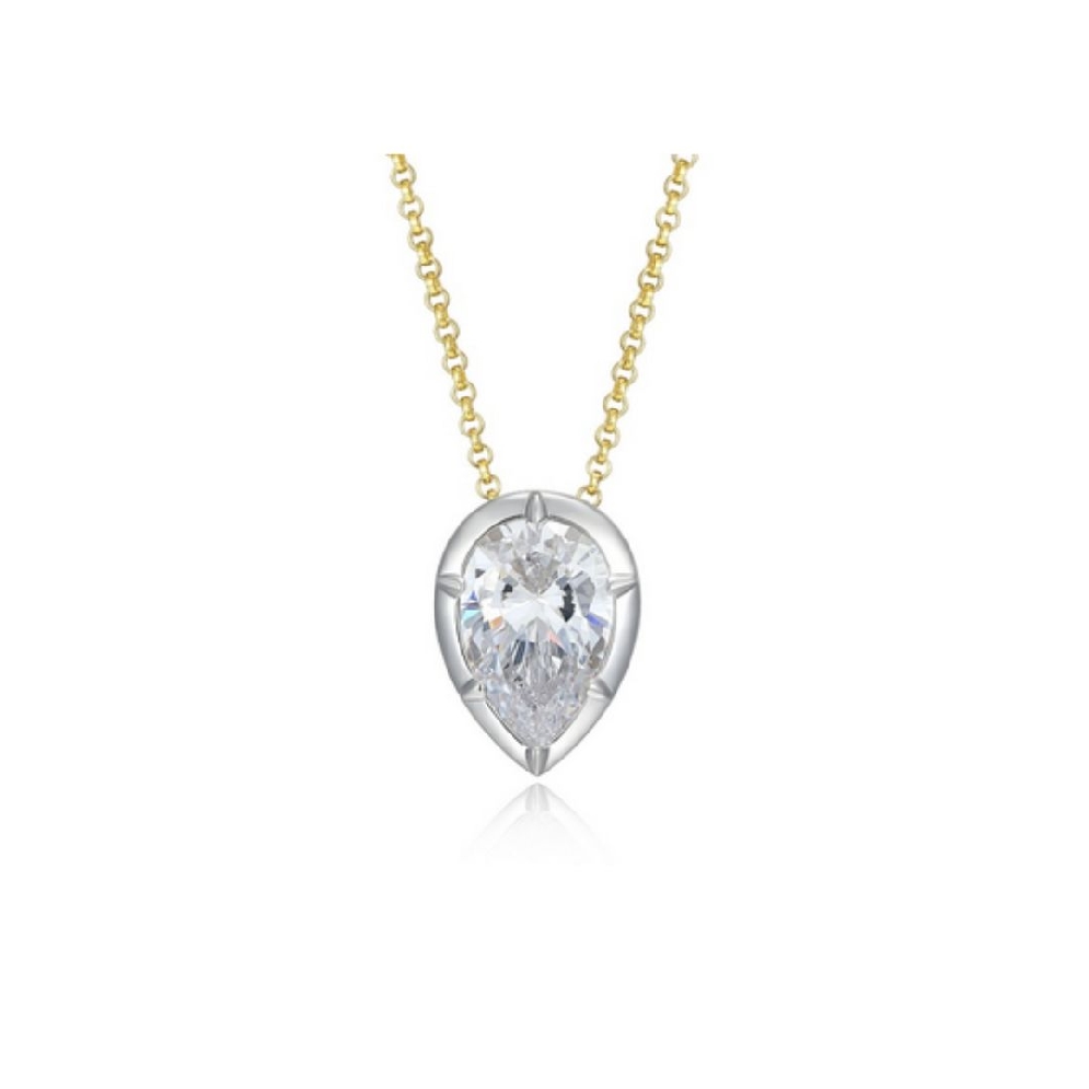 Reign 
Diamondlite CZ
12x8 mm Teardrop Neckla...
