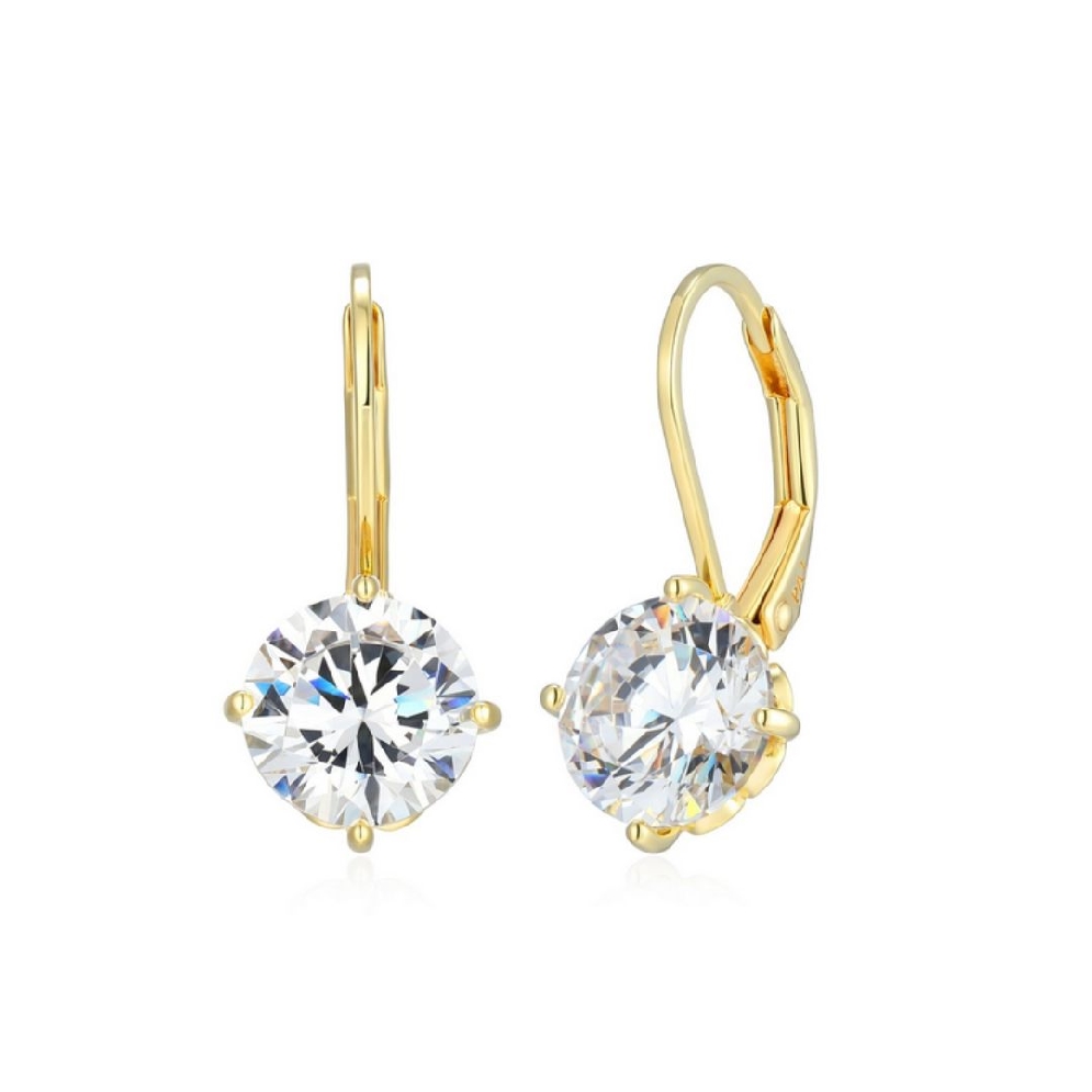 Reign Diamondlite CZ
Leverback Earrings
Silve...
