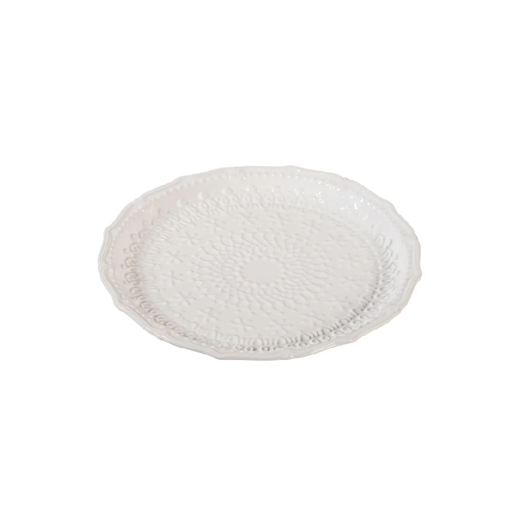 Embossed Ceramic
White Plate
10.25    