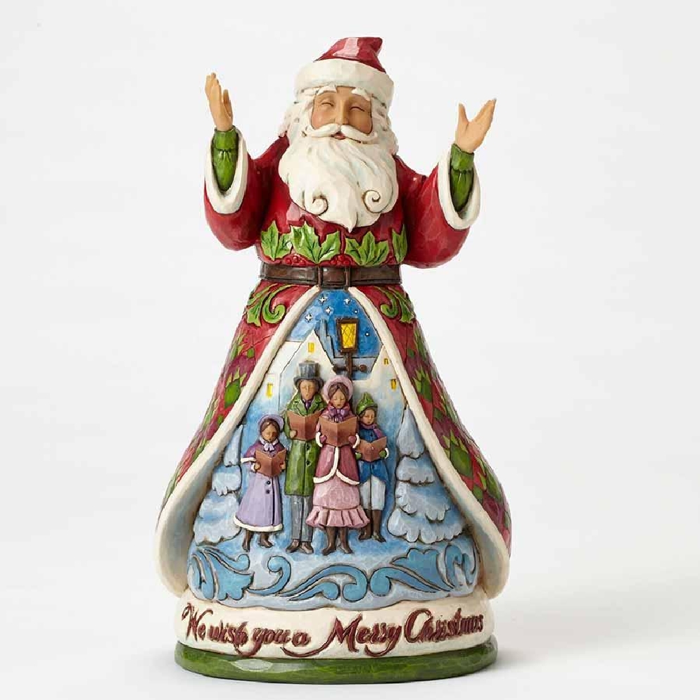   Wish You Merry Christmas   Santa Figurine  
...