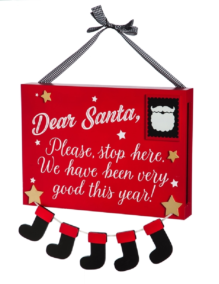 Wood Letters for Santa Plock w/ Personalizable ...