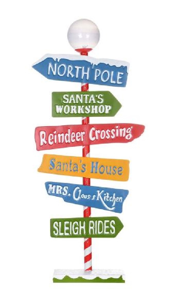 North Pole Lamp Post 42    LED. Requires 2 AA B...