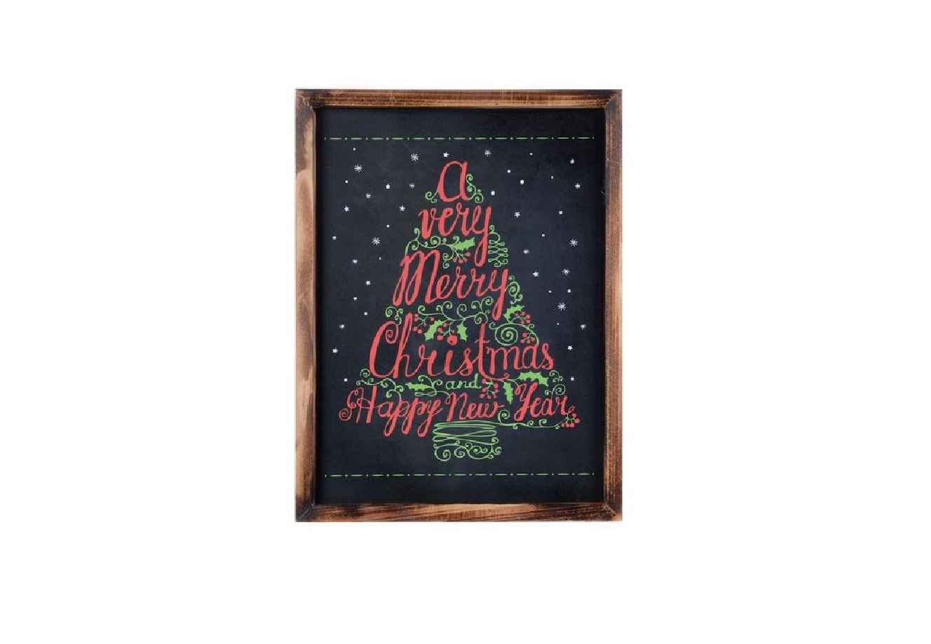 Christmas Tree Chalk Board  