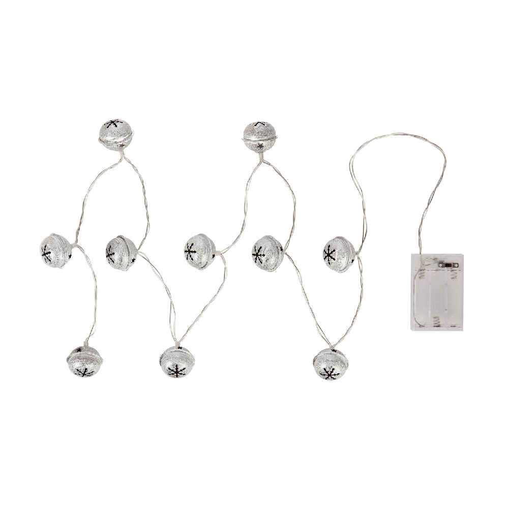 3  Metal Bell String Light with 10 LED Lights  
