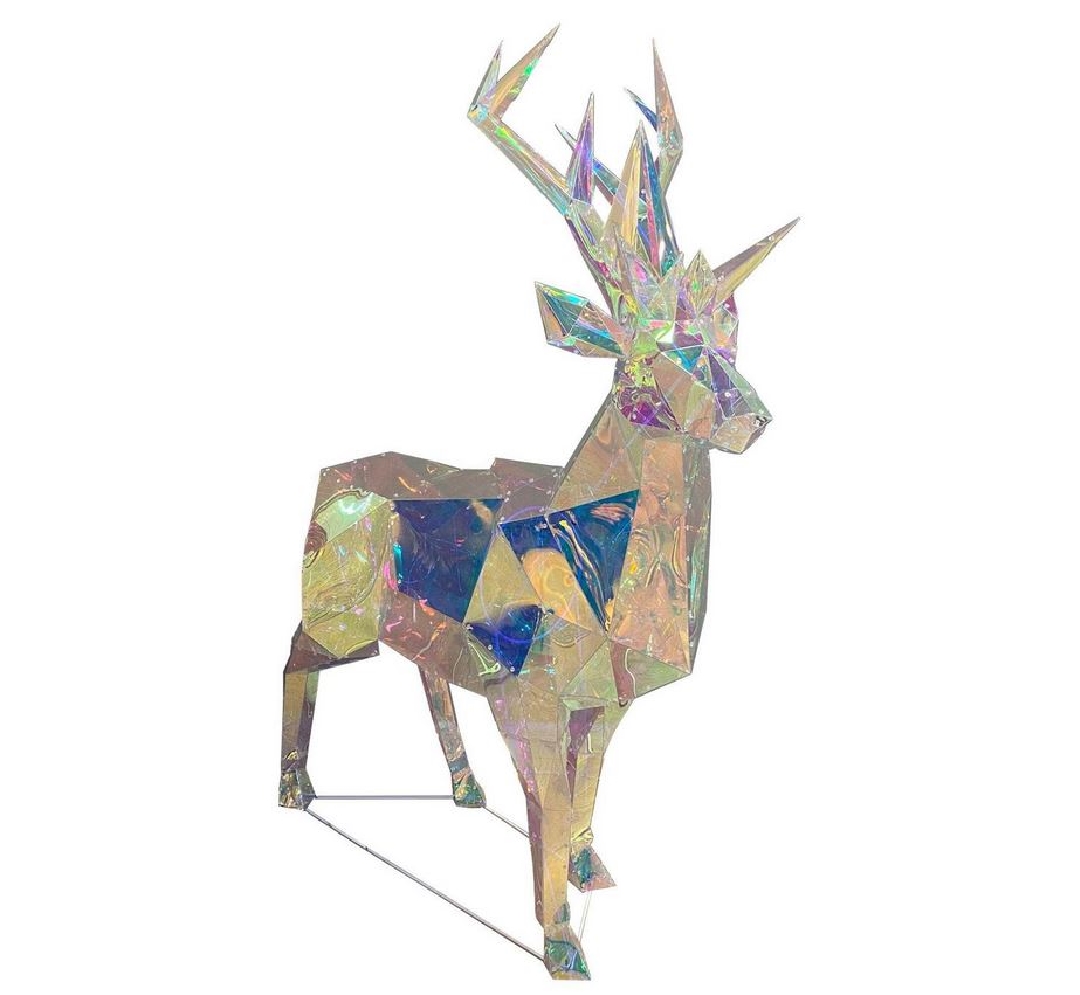 Prism Lit Deer
Medium
35in H x 9.8in W x 29.5...