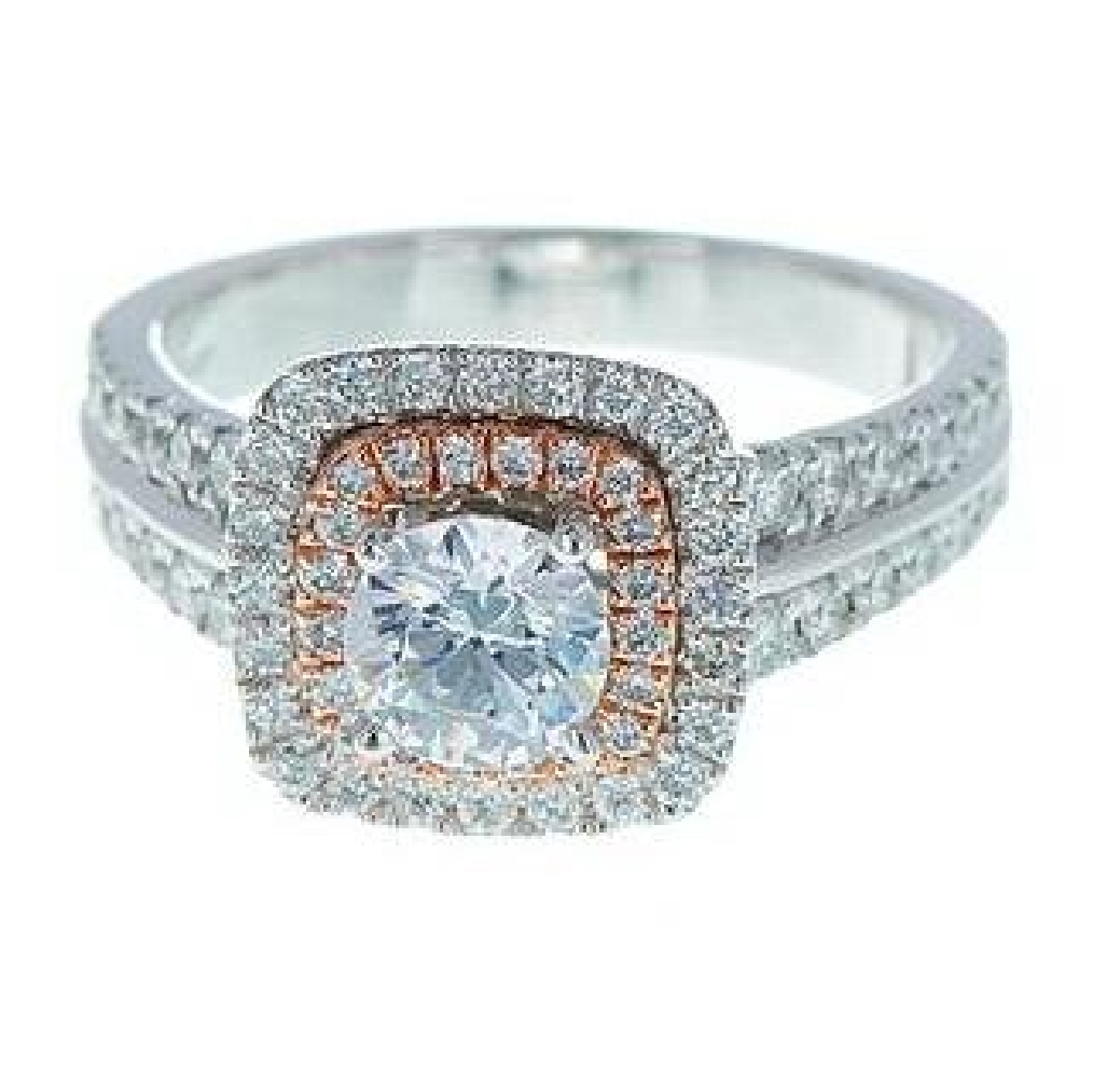 Diamond Engagement Ring Semi-Mount (for 0.60ct ...