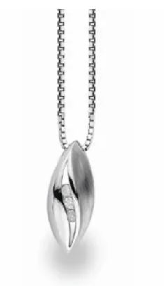 White Ice Sterling Silver Rhodium-plated .015 c...