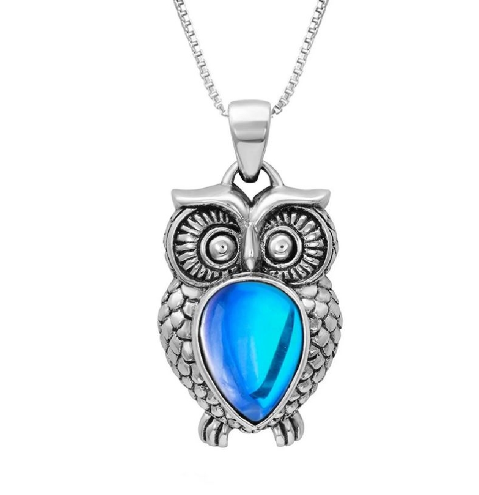 LeightWorks
Owl Pendant
Silver
1.115  H x 0....