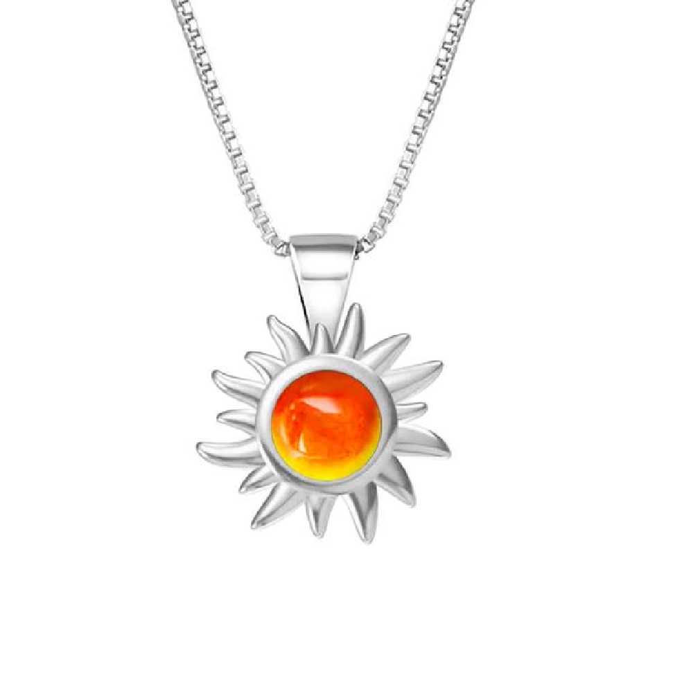 LeightWorks
Teeny Sun Pendant
Silver
5mm Sto...