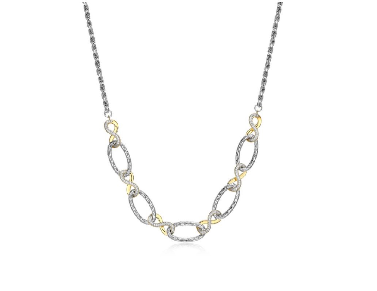 Charles Garnier 
  New Mesh   Oval Link Neckla...