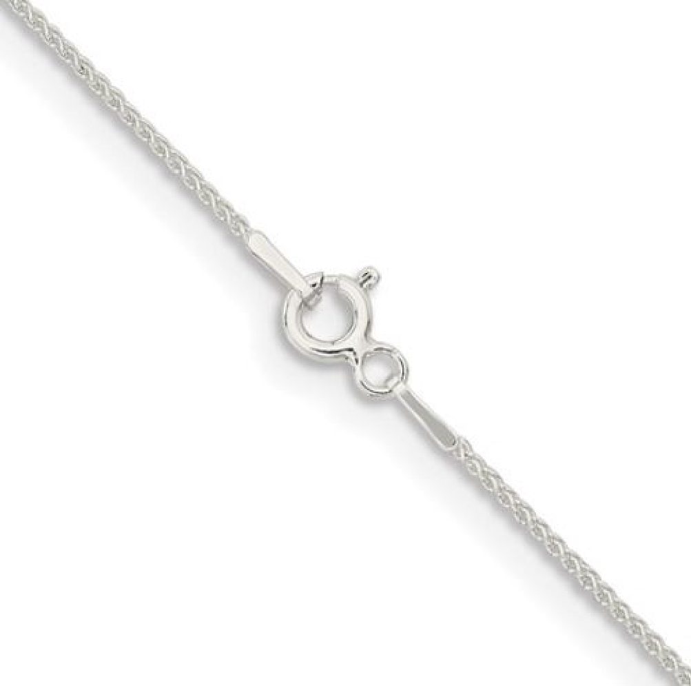 Sterling Silver 1mm Spiga Chain 22    