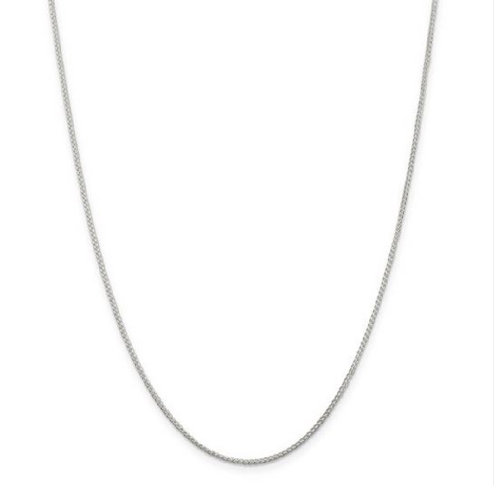 42   Sterling Silver 1.25mm Round Spiga Chain  