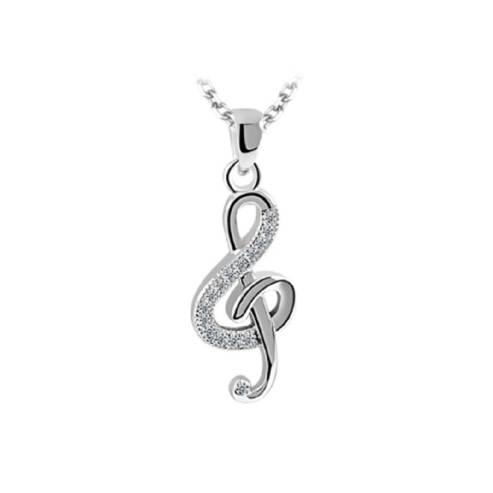 Legend Sterling Silver
Treble Clef Pendant  