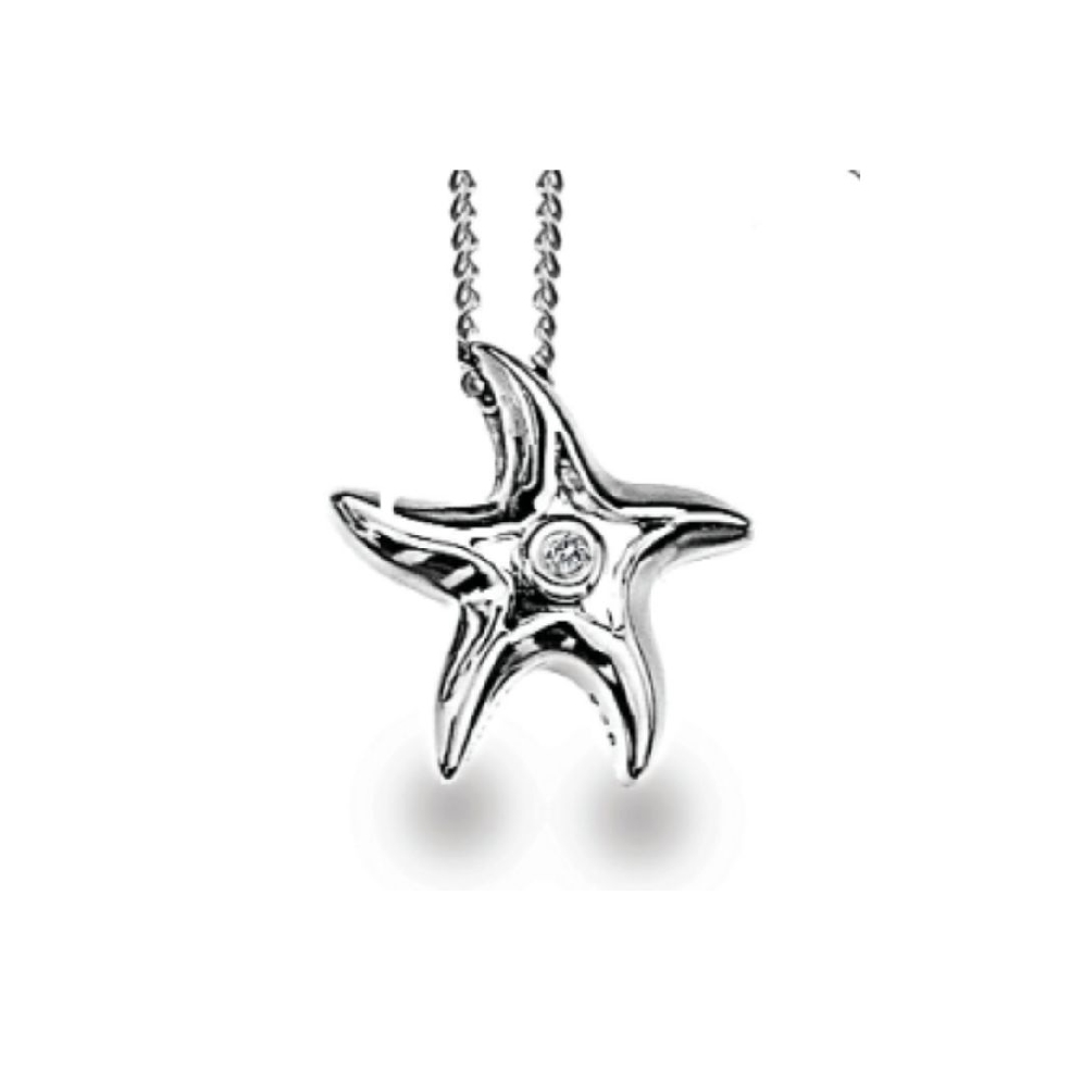 White Ice Sterling Silver Rhodium-plated Diamon...