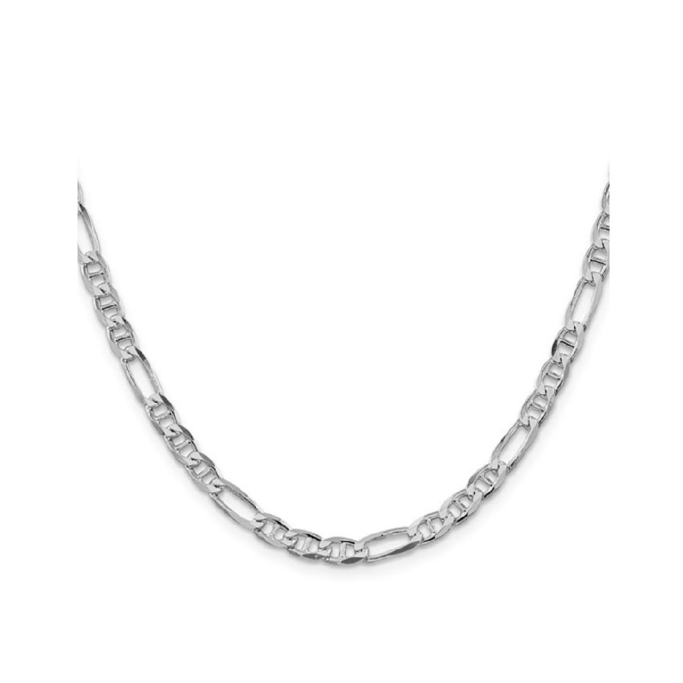 Sterling Silver 
Figaro Anchor Chain
Rhodium ...