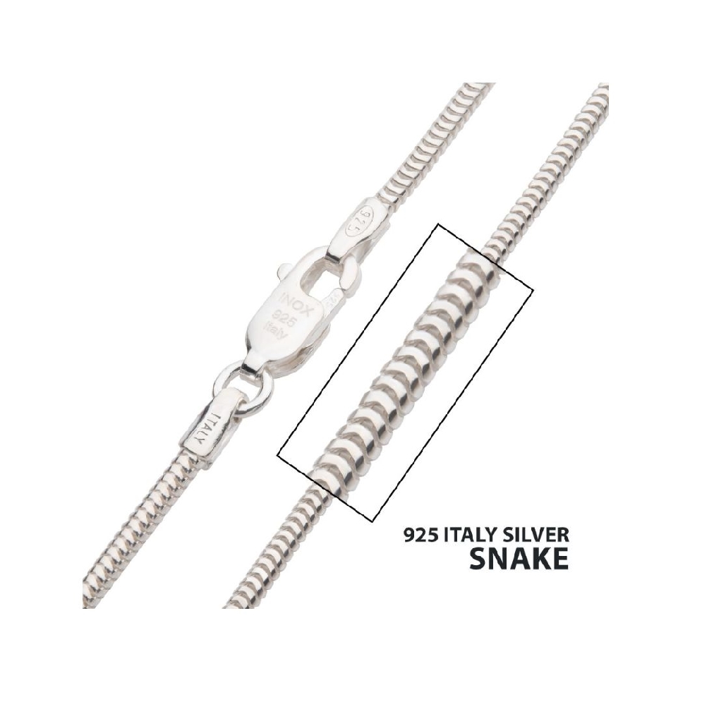 INOX™
Silver Snake Chain
24    