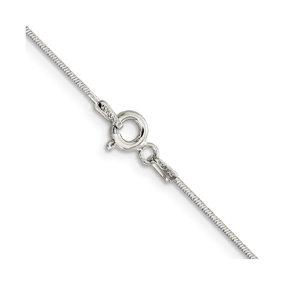 Sterling Silver
Diamond Cut Snake Chain
Rhodi...