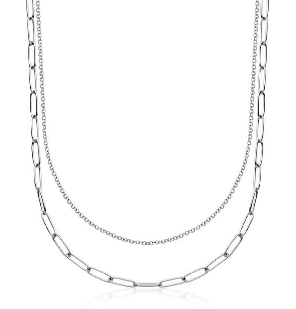 STEELX
Layered Link Chain Necklace
16.5  +1.5...