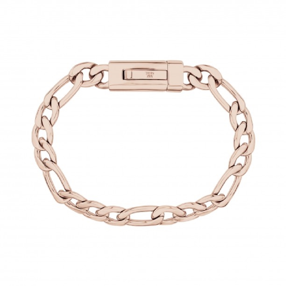A.R.Z. STEEL
Figaro Link Bracelet
Rose Gold I...