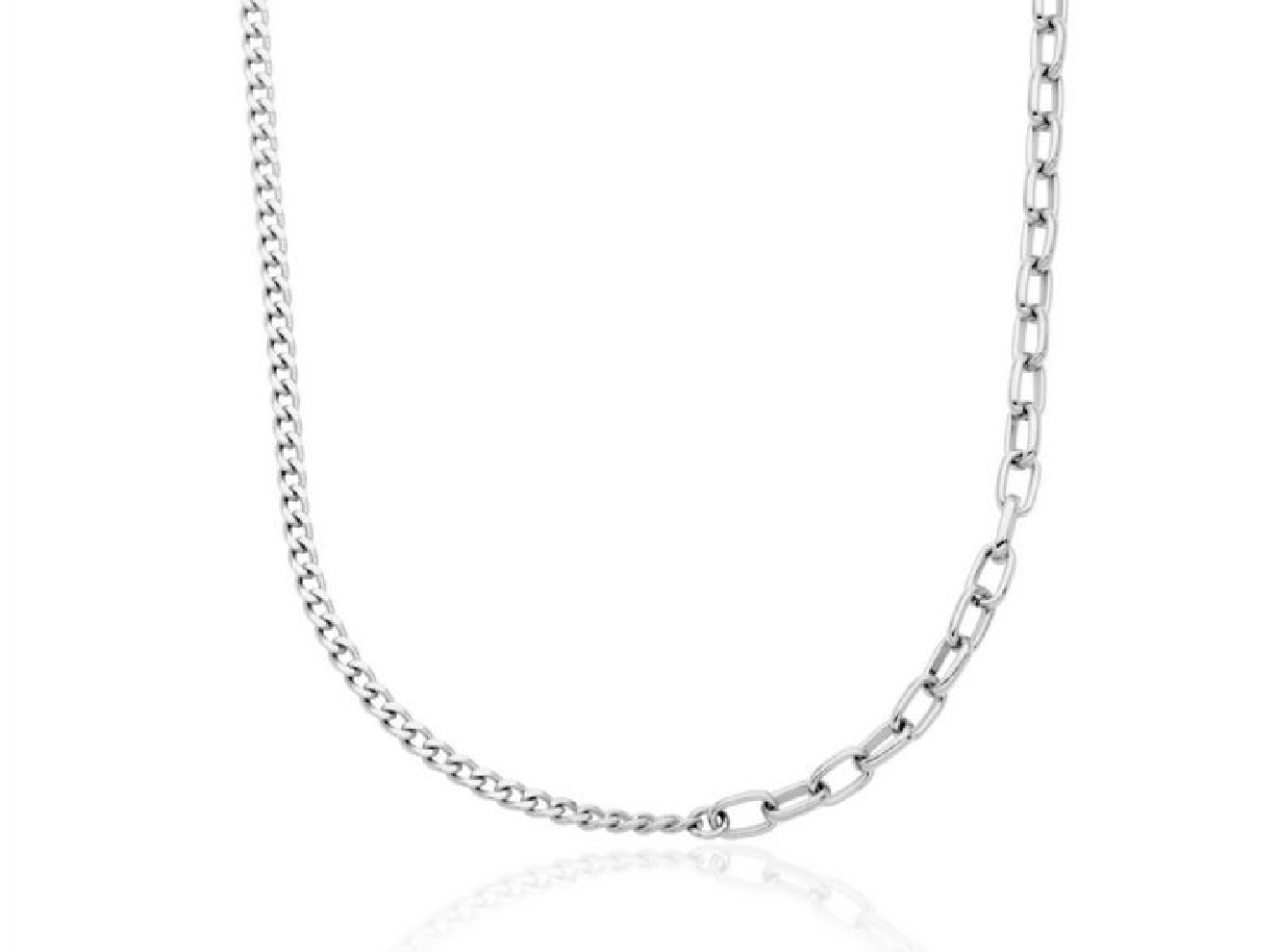 STEELX
Toggle Necklace
Half 6mm Link  
Half ...
