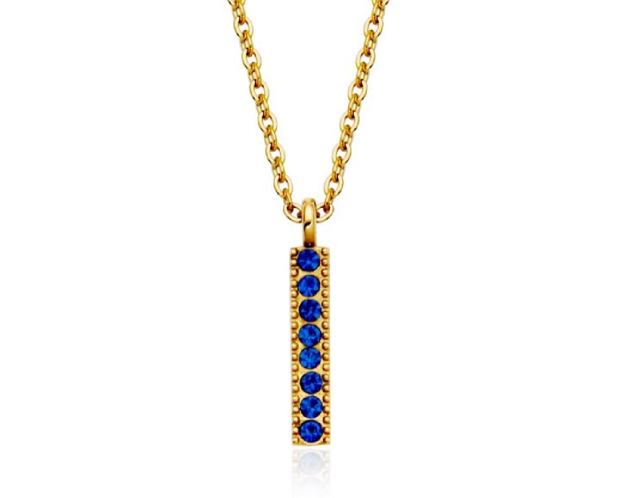 STEELX
Birthstone Crystal Bar Necklace
IP Gol...