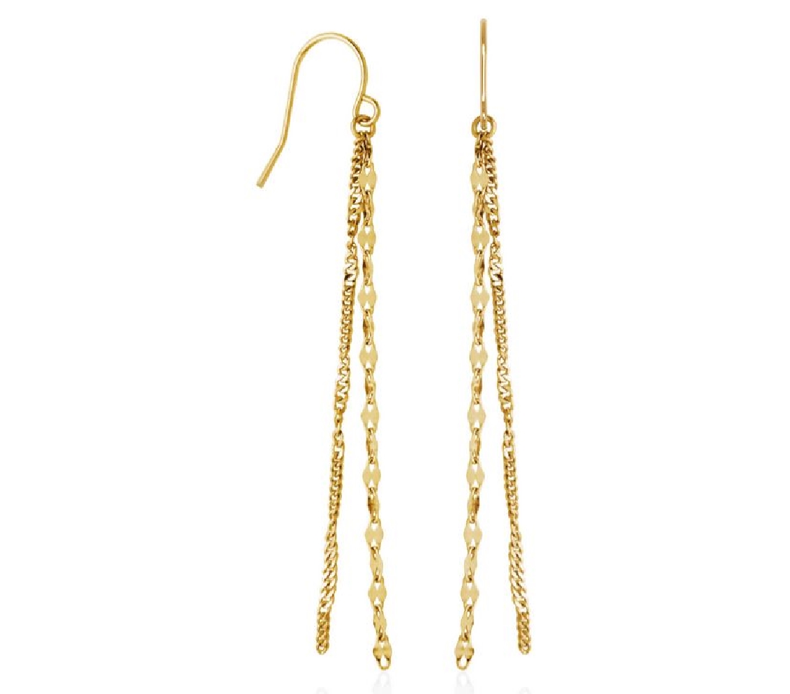 STEELX
Layered Fancy Chain Fishook Earrings
I...