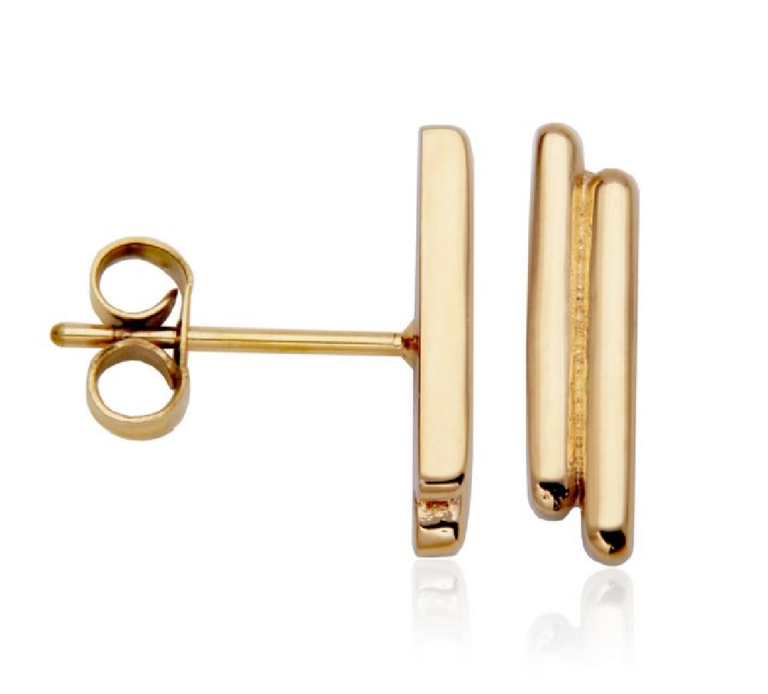 STEELX
Bar Stud Earrings
IP Gold
  