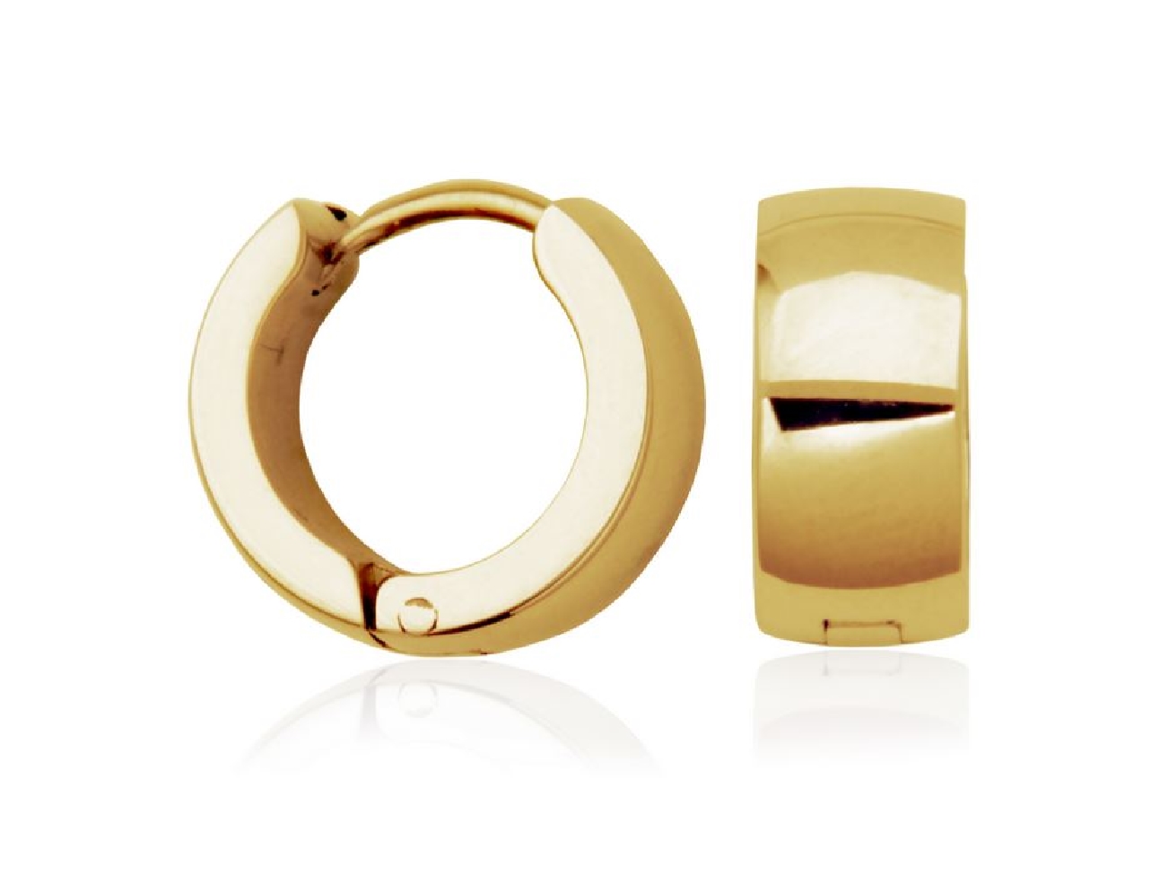 STEELX
Huggie Earrings
IP Gold
13mm  
