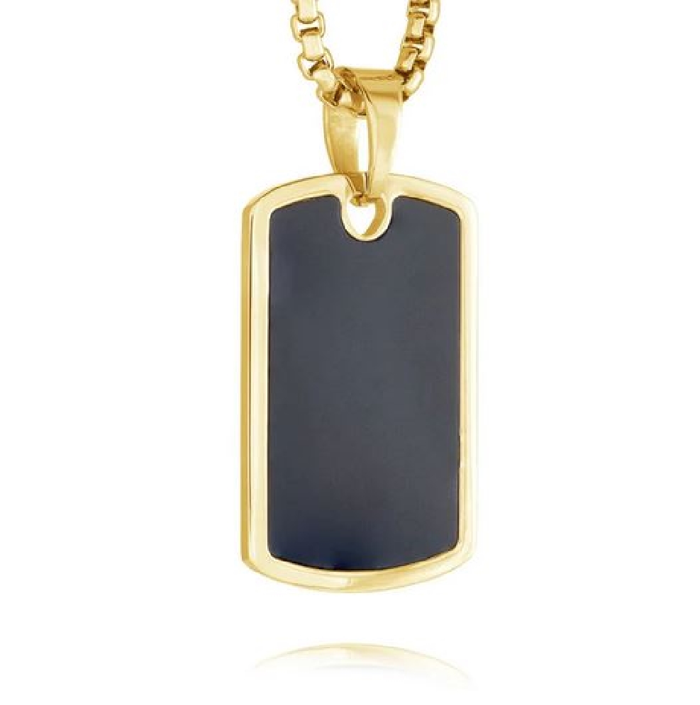 ITALGEM STEEL
Steel Necklace
Gold IP/Black IP...