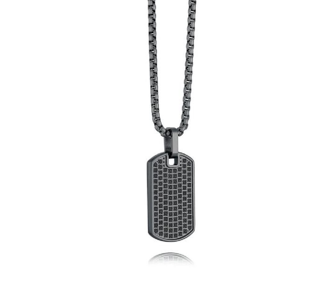 ITALGEM STEEL
Steel Necklace
Matte Black IP D...