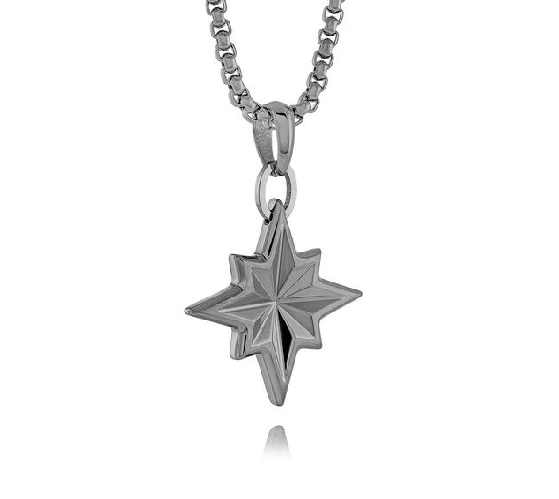 ITALGEM STEEL
Steel Necklace
North Star
Roun...
